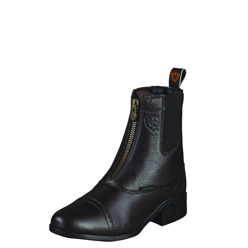 Ariat Heritage Breeze Zip Paddock - Naisten Mustat Ratsastussaappaat ( NXKYUH-318 )